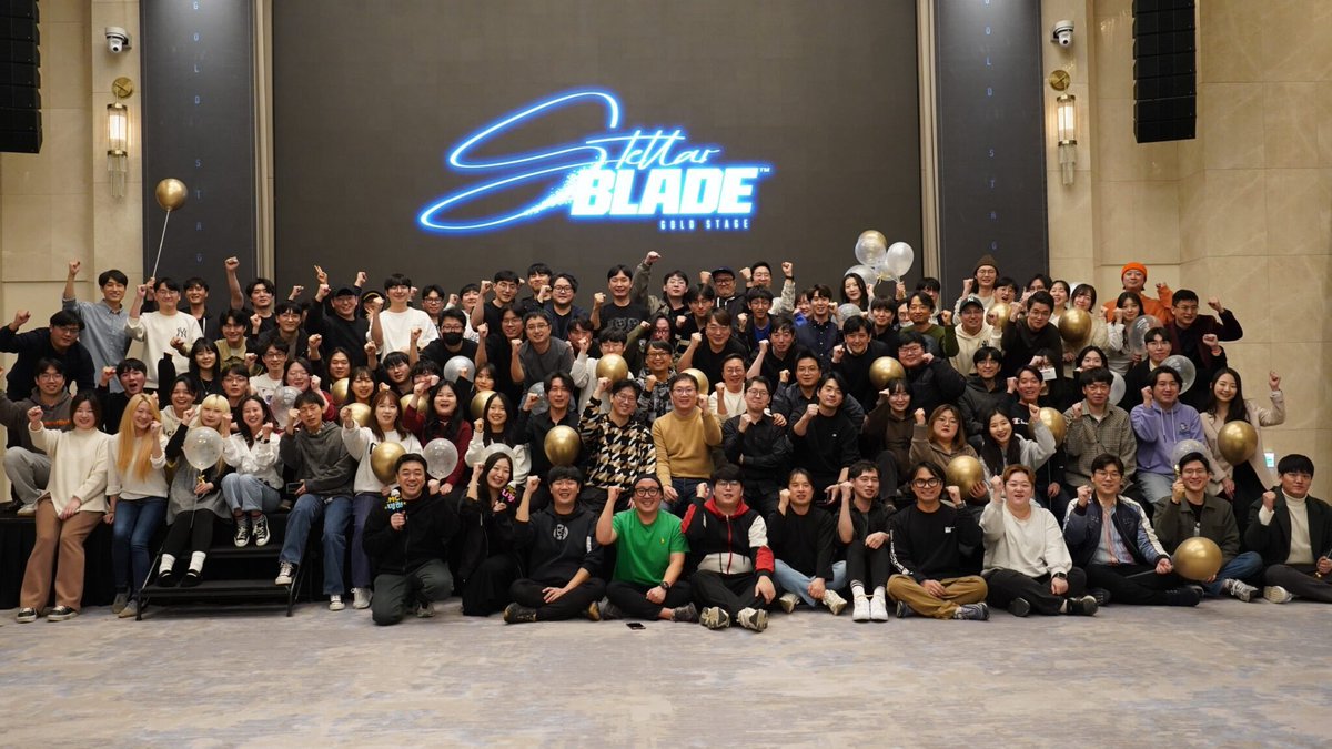This is the team of 100 developers who made Stellar Blade

Not a single obese, trans or blue haired developer holding flags in sight. Also not a bloated team with over 3000 useless people doing fuck all for 8 years, just a nice and focused team of people who care about making a