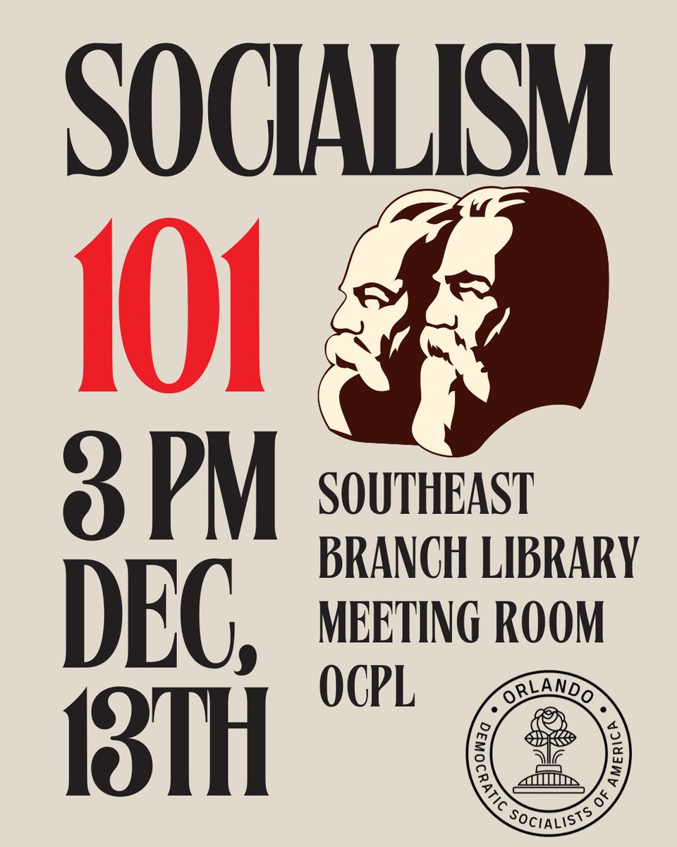 Have you heard about socialism on the news or online and ever wondered what it actually means? Our political education committee then invites you to join them on December 13th to learn the basics of socialism as an ideology and how we can implement it to make our lives better!