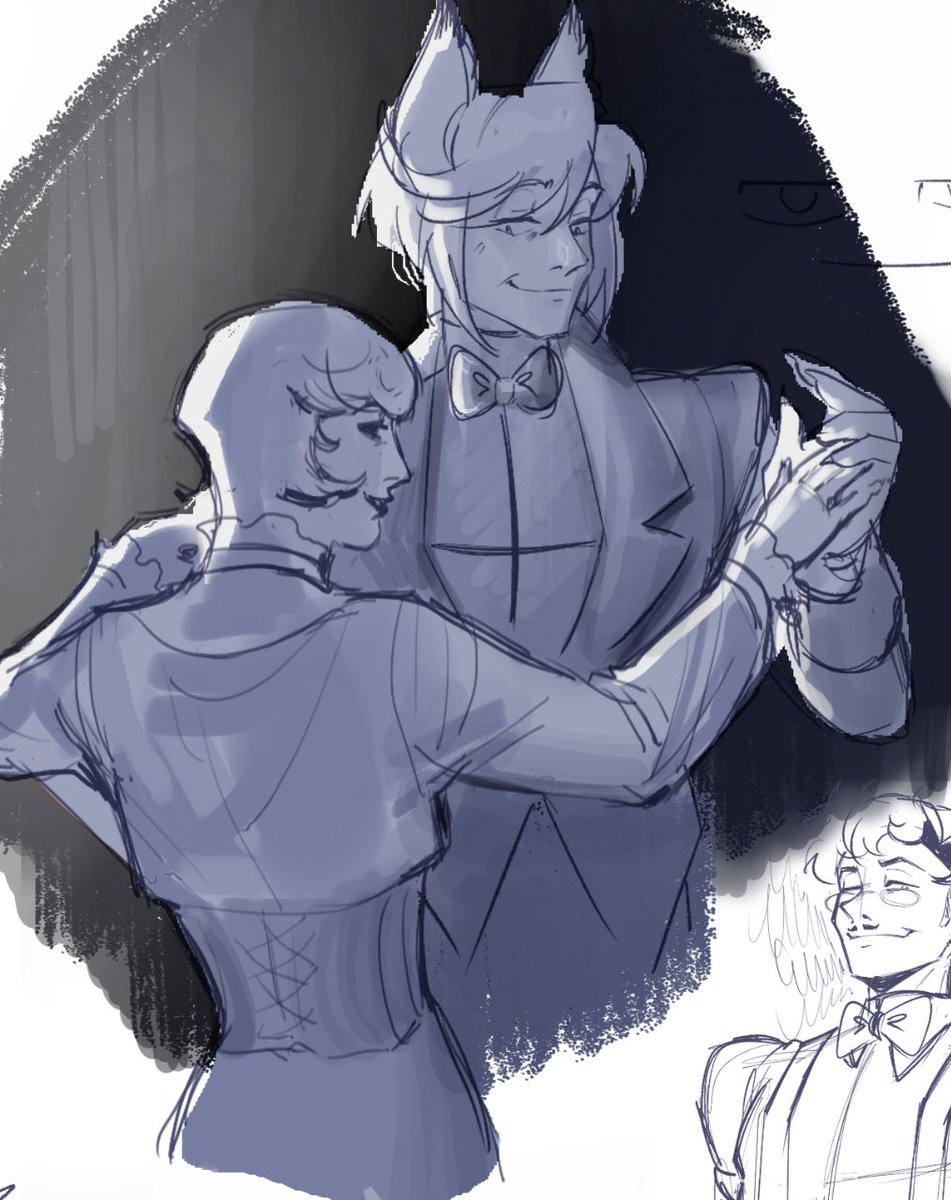 perpbee's tweet image. Radiorose with my friend in magma❤️ #radiorose #HazbinHotelrosie #HazbinHotelAlastor