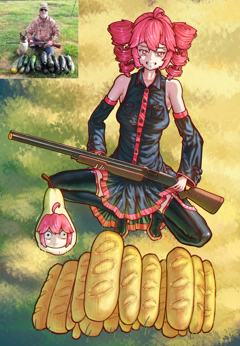 WhoIsDovi's tweet image. 🥖baguette hunter (noooo Teto stop😡😡🤬)

#KasaneTeto #drawing #illustration