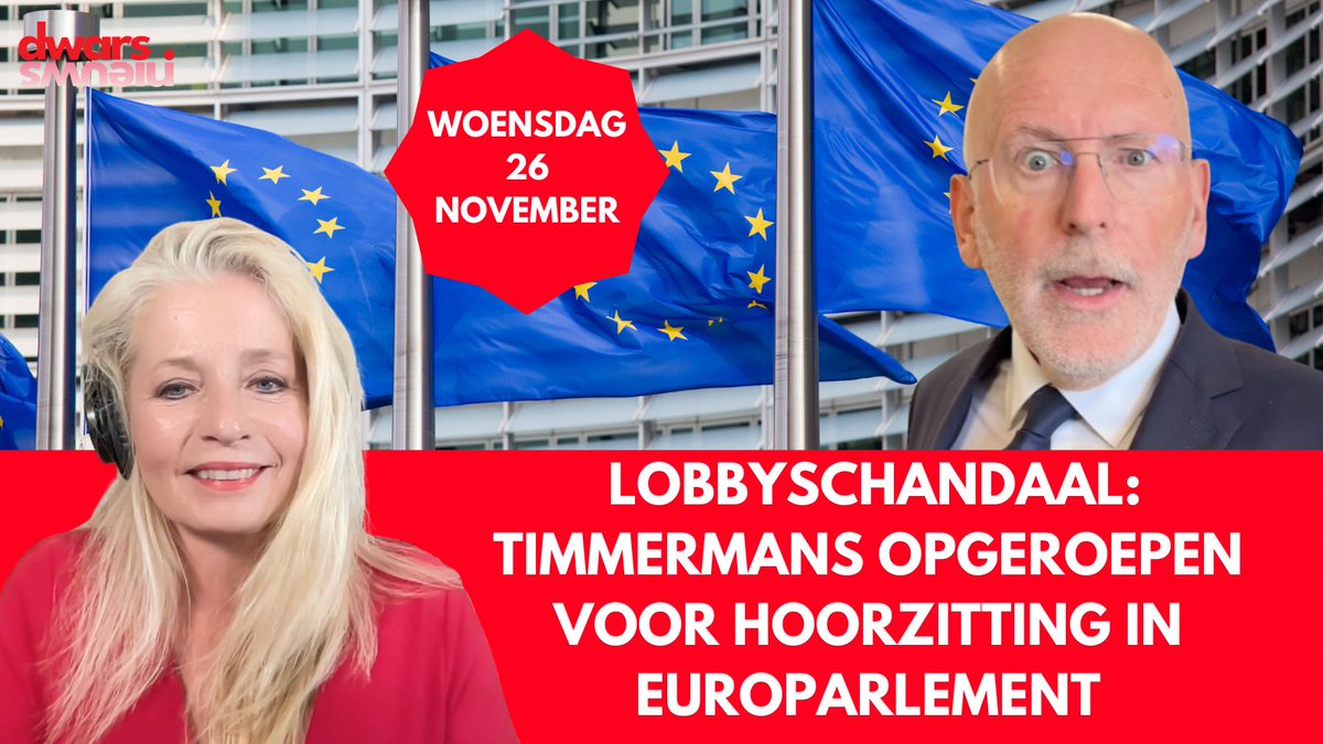 mariannezw's tweet image. Frans Timmermans moet zich deze week in het Europarlement verantwoorden voor zijn rol in het lobby-schandaal, waarbij miljarden vanuit de Europese Commissie richting klimaatactivistische NGO’s zijn gevloeid. *video*
dwarsnieuws.nl/lobbyschandaal…
