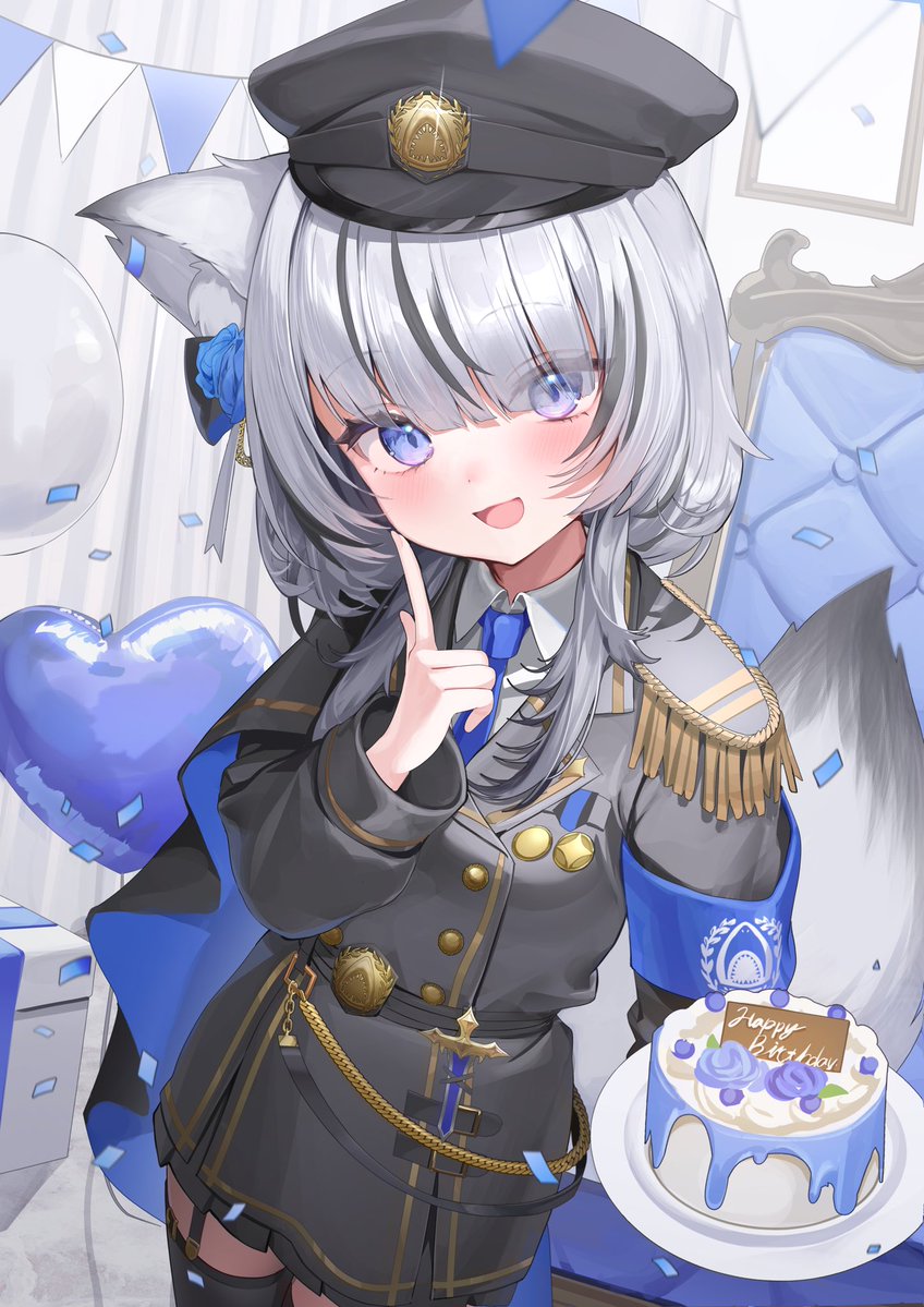 mochitaren's tweet image. ／
　このポストが流れてきた方へ
＼

本日お誕生日を迎えました🐺𓈊ˊ˗

よければ💙&amp;amp;🔄&amp;amp;💬で
お祝いしてもらえると嬉しいです( ˙˘˙ )

20:00〜お祝い配信もするから
遊びにきてね🦈♡♡⸝⸝⸝
普段はゲームにお歌やまったりお話とか
のんびり活動してるよ~~!!