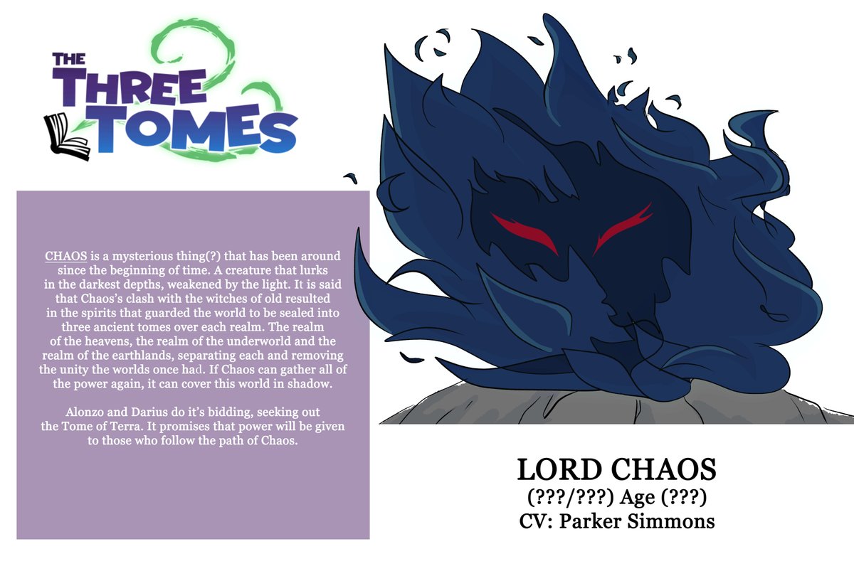 Time for a re-introduction.  Let's meet the characters from my indie animation animatic pilot   
The Three Tomes
Updated Character bios for  Jogailla, Darius, Alonzo and Lord Chaos #IndieAnimation #thethreetomes