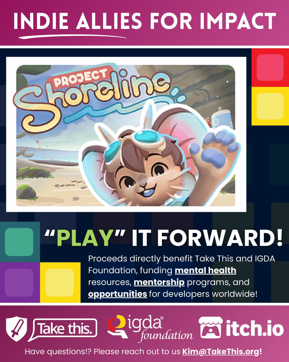 IGDAFoundation's tweet image. 🌊 Project Shoreline is one of the cozy gems in the Indie Allies for Impact bundle!

Restore a beach, bring back color, and enjoy a gentle adventure. ✨

Support @takethisorg + @igdafoundation:
👉 buff.ly/nmdh1Pl

#IndieGames #CozyGames