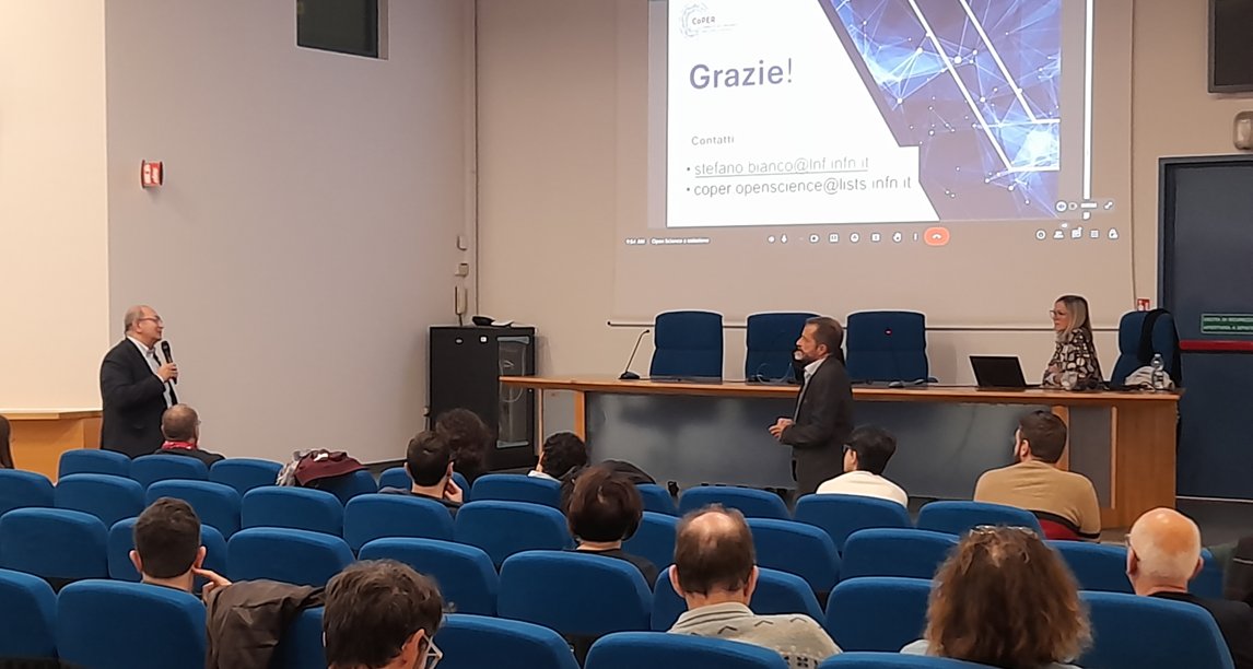 CalignanoGiulia's tweet image. At #INRiM - National Institute of Metrological Research in #Torino - for the “#OpenScience a Colazione” event presenting @italianrepro initiatives supporting #reproducibility ⚡️#Interdisciplinary alignment remains🔑for Effective &amp;amp;  Scalable Open Science workflows
ℹ️🔗 in cmnts