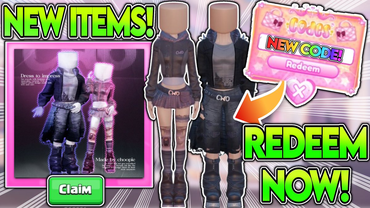 HelloKiaraYT's tweet photo. NEW VIDEO!!!
ALERT!! NEW Dress To Impress CODE REWORK Coming NEXT UPDATE! #dresstoimpress #dticodes #dtiroblox
https://t.co/v4O6Jux05X https://t.co/jcFkJtauit
