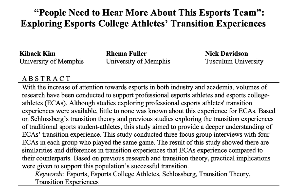 Journal of Athlete Development and Experience tweet media