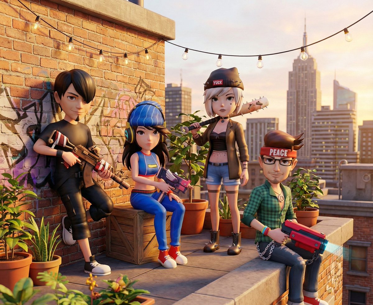 FKgamedev's tweet image. Rooftop vibe

#3Dart #GamingCommunity #SquadGoals #Render #IndieDev #CharacterDesign #Vibes