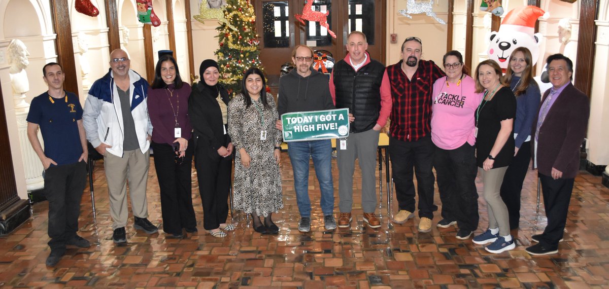 Congratulations to Peter Clor!  The Fordson High School custodian was named our Non-Instructional Employee of the Month today.
Staff are selected as Employees of the Month after a coworker completes a Give a High Five form recognizing them for their outstanding work.