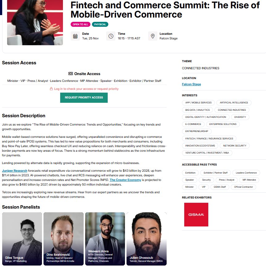 CCribz's tweet image. "Telcos are increasinly looking into new revenue streams"

I literally wrote the post below yesterday, explaining why and how the @telcoin x @GSMA partnership is such a tremendous deal.
The numbers aren't lying, neither are the developments around $TEL

#MWC25 Qatar, here we