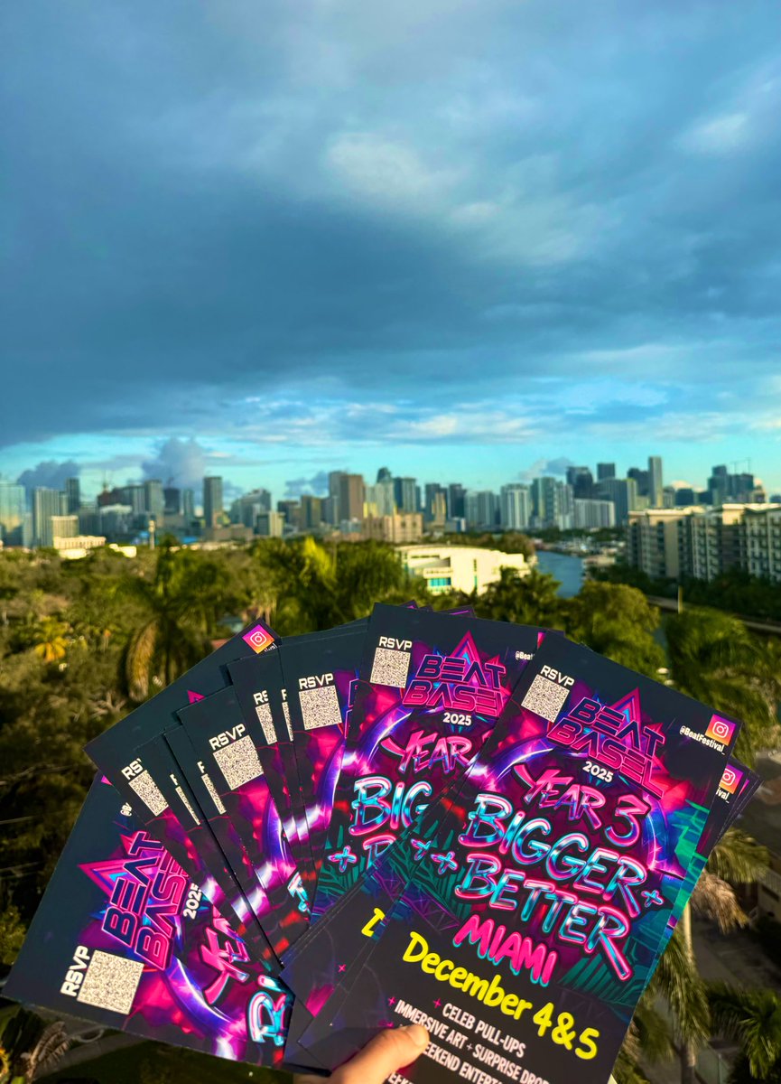 Only 9 more days til one of the Best events at Art Basel 2025 🥳