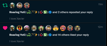 CheekAnalytics's tweet image. I love Xavier