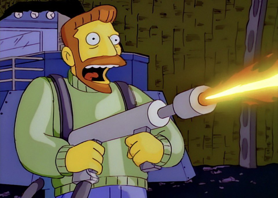 SoySimpsonito's tweet image. Hank Scorpio.