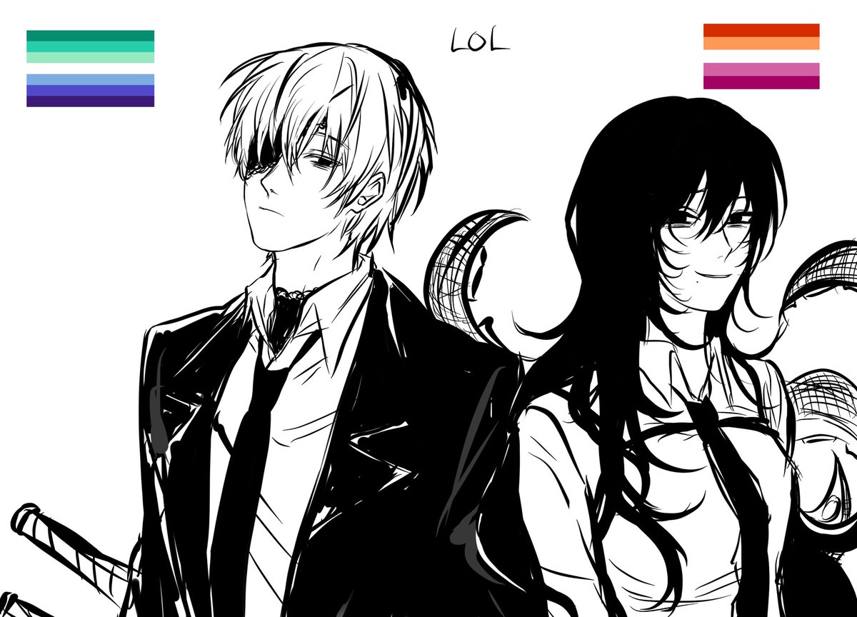 And then they fight over nonbinary bisexual y/n 
#quanxi #yoshida