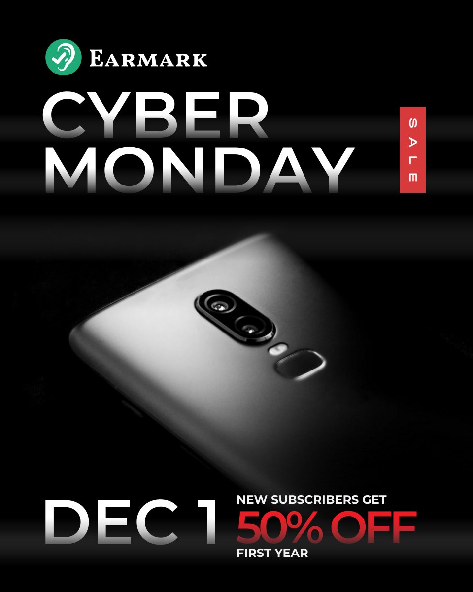 EarmarkCPE's tweet image. Get ready for our exciting Cyber Monday sale at Earmark! 🎉 New subscribers can take advantage of an exclusive 50% discount on their first year. 

This is the perfect opportunity to enjoy all our premium features and unlimited CPE &amp;amp; CE!

Mark your calendar for December 1st!