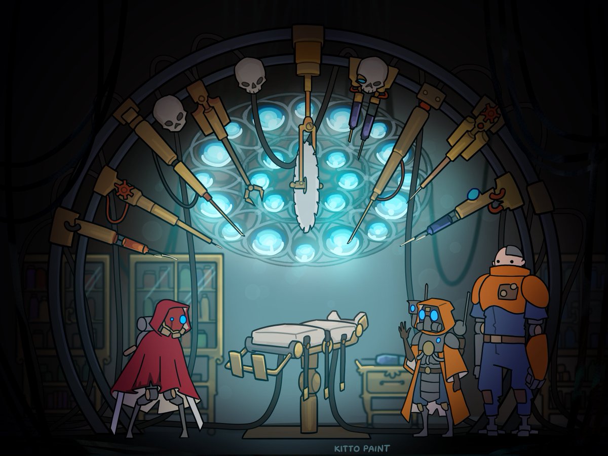 kitto_paint's tweet image. Steelsong 3 (surprise surgery edition)
