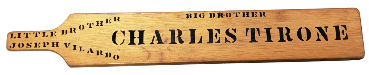 SmittyD9199's tweet image. Check out UB Buffalo &apos;58 Alpha Phi Delta Fraternity Paddle Charles Tirone Joseph Villardo ebay.us/m/ay3E8k #eBay via @eBay