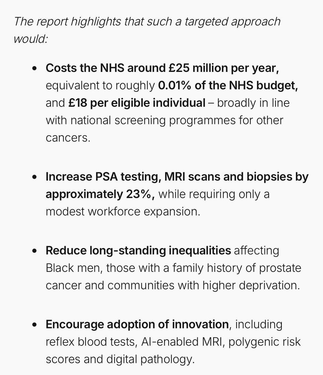 RobCalvert18's tweet photo. Too many men are still diagnosed when their prostate cancer is advanced, when it can be treated but not cured. A risk-based approach focusing on men at higher risk, particularly those of Black ethnicity and those with a family history could change that.
https://t.co/rplfgmOu2q https://t.co/1M48D5Ukf7