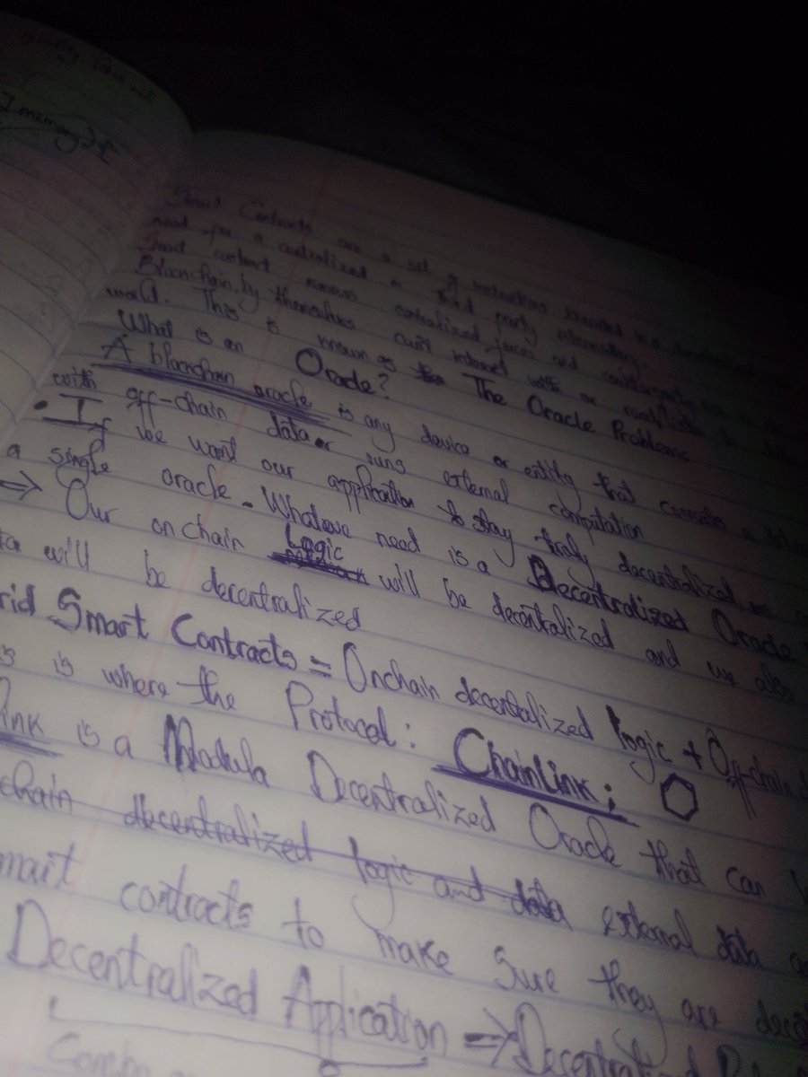 AdeolaEsuruoso's tweet image. Day 10 of #BlockchainDevelopment
Back to basics again😫
-Oracle Problem in Blockchain
-Decentralized Oracle Networks (DON)
-Chainlink as Modular DON📊

Annoying, but essential.
Never skip roots🌱!
Who else in the basics loop?🥲
#9jaTech #Web3 #GrowthInWeb3 x.com/AdeolaEsuruoso…