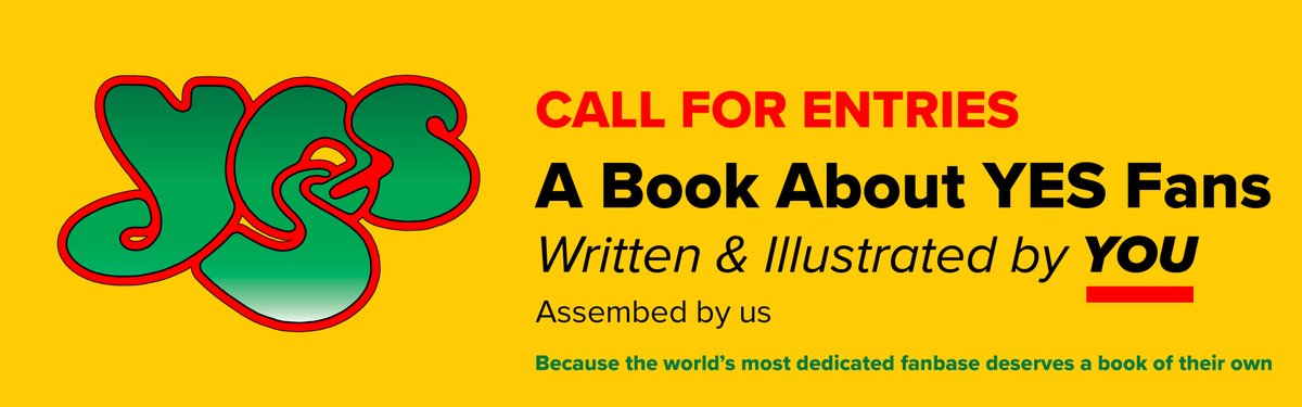 A new #Yesstuff book about YES fans and BY <a href="/yesofficial/">YESofficial</a>  FANS!
We want your stories, memories, photos, artwork, tattoos, poems, &amp; more.  
Please tell a friend &amp; repost. Let's get everyone involved!
Details: gottliebbros.com/a-compendium-o…