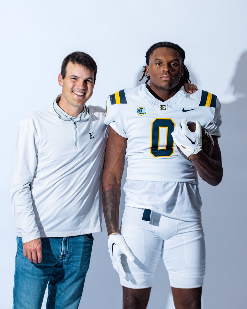 Had a great visit this weekend at ETSU💙! I want to thank the coaches and the staff for the hospitality. 
<a href="/Coach_heals/">Will Healy</a> 
<a href="/PRTYNTHABAKFLD/">Jamere Hogue</a> 
<a href="/TCunninghamETSU/">Travis Cunningham</a> 
<a href="/ETSUFootball/">ETSU Football</a>