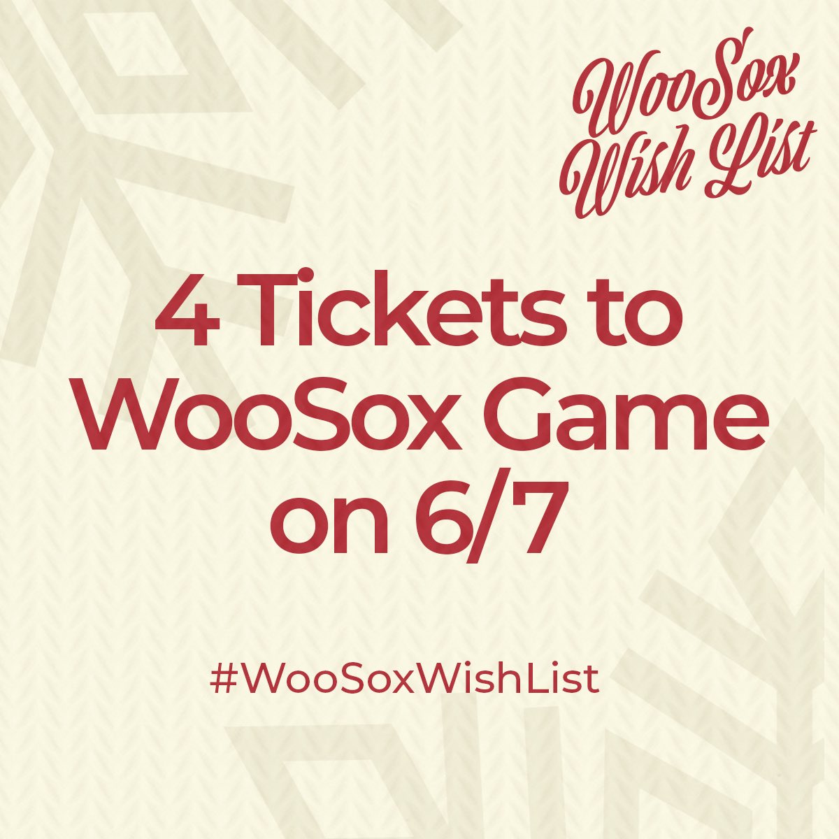 WooSox's tweet image. Six Seeeeveeeennn 🤷‍♀️

We&apos;re giving away 4 tickets to our June 7 game! Featuring a totally awesome CLARA BOBBLEHEAD!!!! ❤️ #WooSoxWishList 

RT for a chance to win!