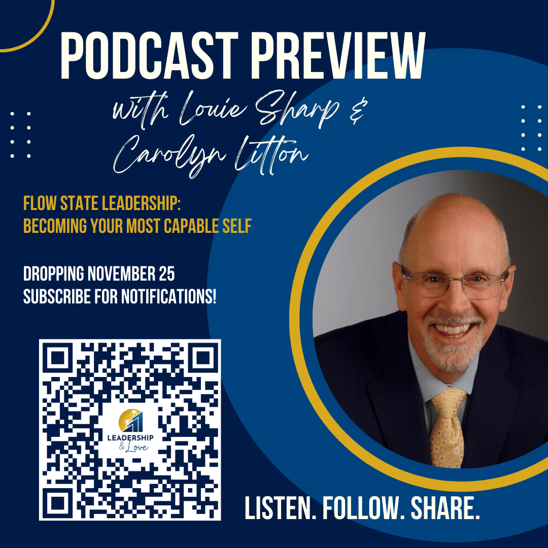 LouieSharp's tweet image. Dropping 11/24!
EP 42: Flow State Leadership
Louie interviews Carolyn Litton, transformational guide &amp;amp; founder of The Vision Project.
Listen here: leadership-love.com
#LeadershipAndLove #FlowState #AlignedAction #MindsetMastery #HighAchievers #LeadWithHeart #VisionGroundGrow