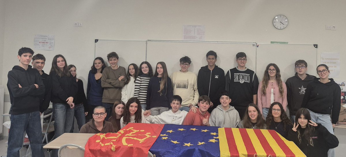 Échange Erasmus occitano-catalan des lycéens de L'Isle-Jourdain et Cerdanyola.