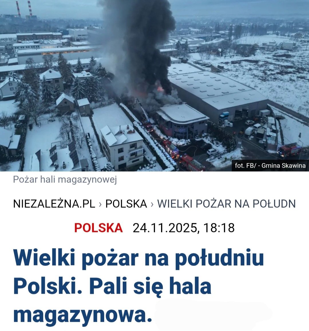 Który to już tak ogromny pożar od
13 grudnia 2023 roku?
27-y czy 28-y?! 🤔