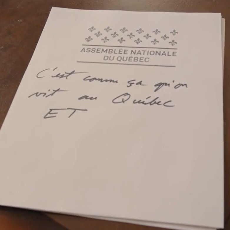 NOUVEAU

Le ministre Jean-François Roberge déposera jeudi à l’Assemblée nationale un projet de loi visant à renforcer la laïcité au Québec.

« C’est comme ça qu’on vit au Québec », écrit le ministre dans une vidéo diffusée par la CAQ.

🚫 Interdiction des professions de foi