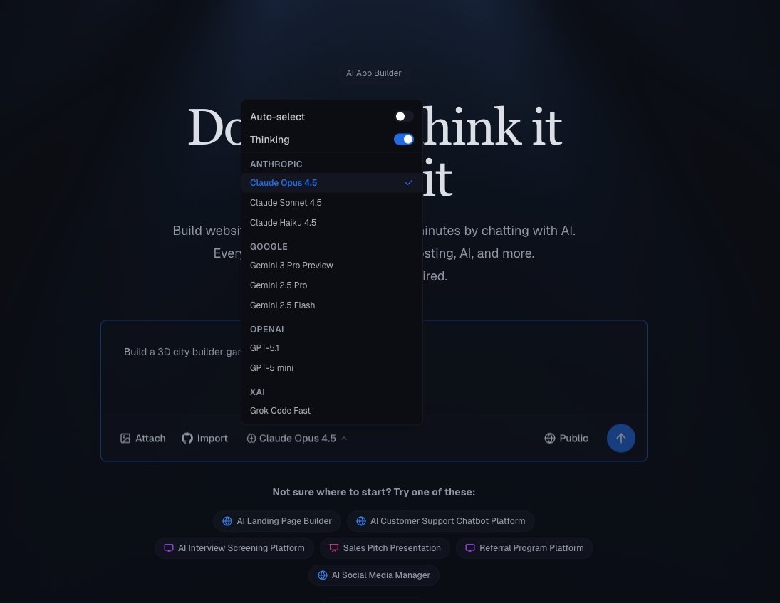 blinkdotnew's tweet image. 🔥 Claude Opus 4.5 is now available in Blink.new!

3x cheaper than Opus 4.1, 80.9% on SWE-bench Verified - this is amazing news for builders.