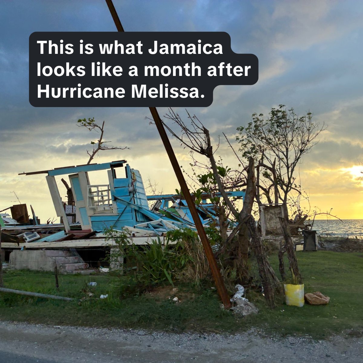 RedCross's tweet image. Hurricane Melissa was the strongest storm in Jamaica's history. It's been nearly a month, and the emotional toll can be felt by everyone who experienced this devastating disaster.

Red Crossers are working together to help people when they need it most. The @JamaicaRedCross is…