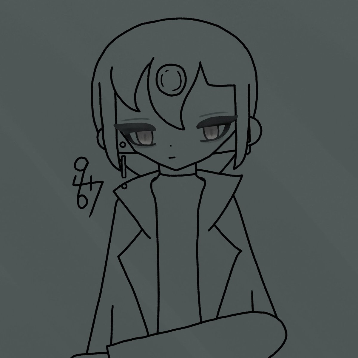 🖤🚬　落描き