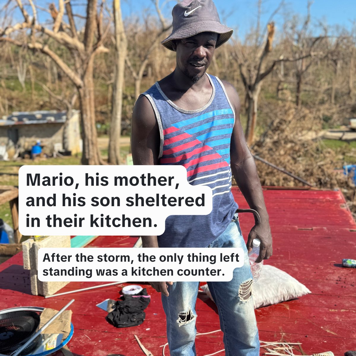 RedCross's tweet image. Hurricane Melissa was the strongest storm in Jamaica's history. It's been nearly a month, and the emotional toll can be felt by everyone who experienced this devastating disaster.

Red Crossers are working together to help people when they need it most. The @JamaicaRedCross is…
