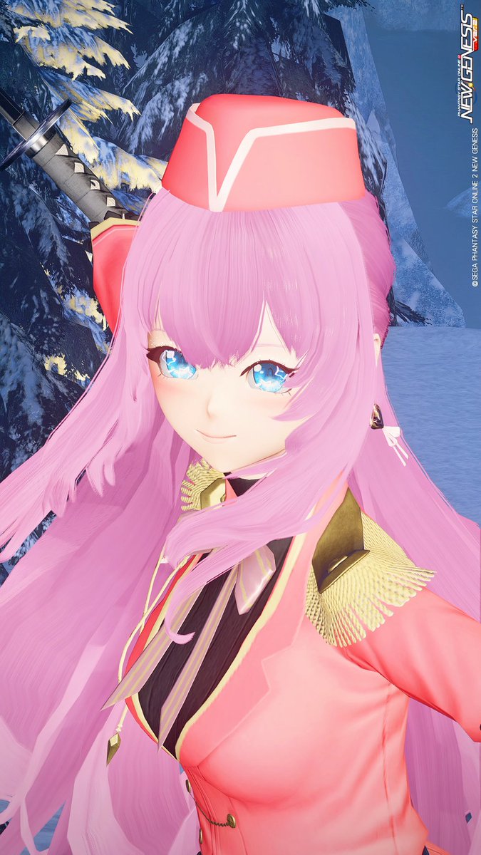 おはようございます🍂🐕 ͗ ͗ 昨日は後衛で今日は前衛！ #PSO2NGS_S︎S