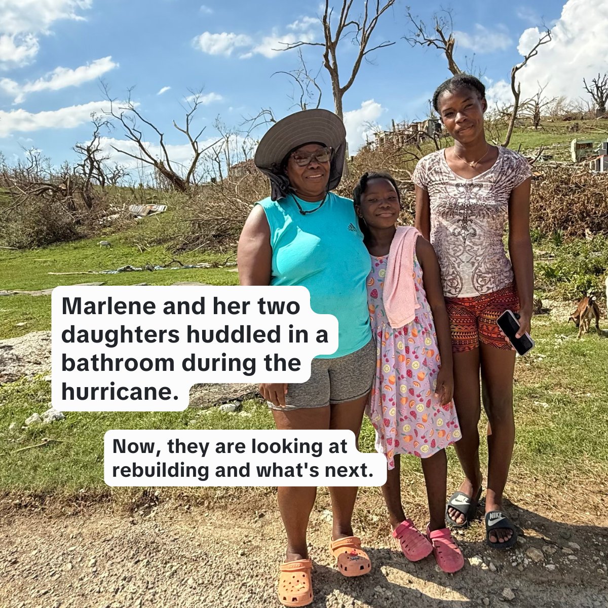 RedCross's tweet image. Hurricane Melissa was the strongest storm in Jamaica's history. It's been nearly a month, and the emotional toll can be felt by everyone who experienced this devastating disaster.

Red Crossers are working together to help people when they need it most. The @JamaicaRedCross is…