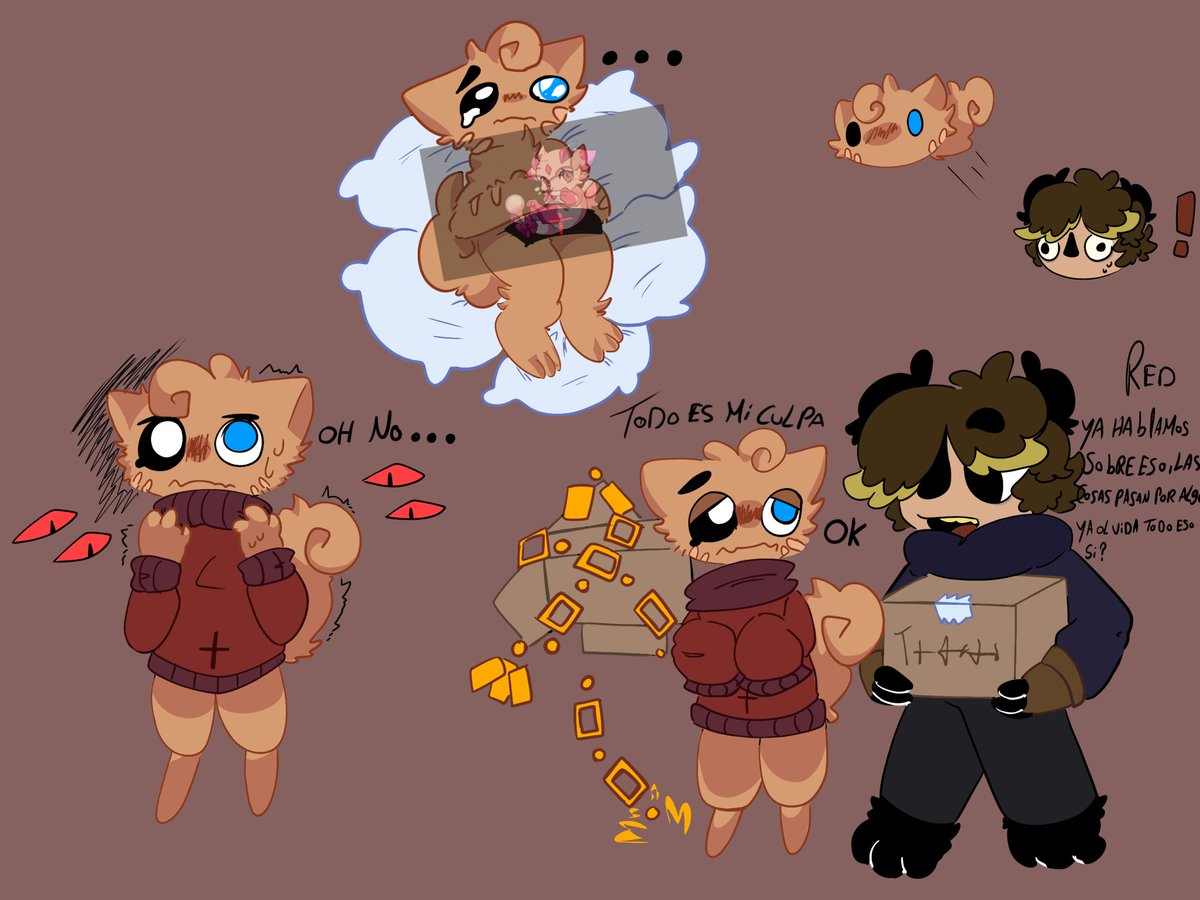 MichiHelados's tweet photo. Au happy family disuelto pero va ver segunda parte diferente una pequeña mudanse entre estos dos y una maldición en Red, esto también es cómo lore art a si que me voy flipando sjsjs
#artlore #culpabilidad #secretos 👀🎀✨ https://t.co/cXSkPp5Kmk