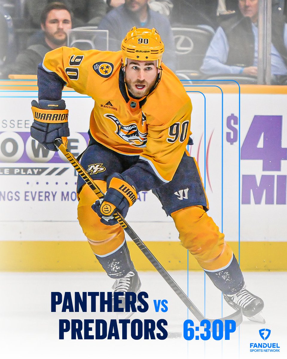 FDSN_Predators's tweet image. Ready to face the defending champs in Smashville! 💥  

@PredsNHL Live ➡️ 6:30PM on FanDuel Sports Network
