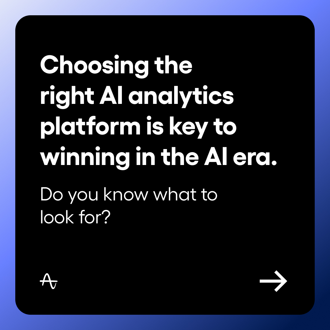 Amplitude_HQ's tweet image. Is your analytics platform ready for the AI era or stuck in the past? 🚀

Now more than ever, it&apos;s important that your tech stack supports the full customer journey to win in the era of AI. Here&apos;s how: bit.ly/4ilKL15