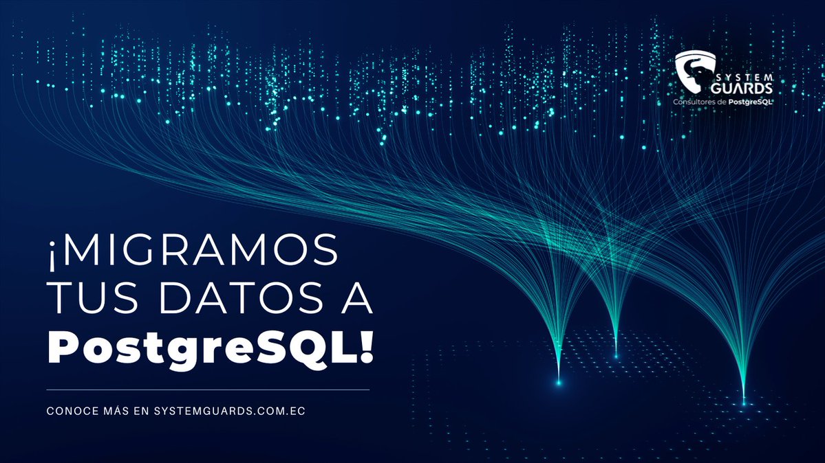 systemguards's tweet image. El futuro de tu base de datos está en Postgres. Pero migrar sin planificación es un error. En SYSTEMGUARDS evaluamos cada aspecto técnico para garantizar una transición fluida y sin pérdidas. ¡Asegura tu éxito con nuestra Evaluación de Migración! 👉 systemguards.com.ec/contactanos #DBA