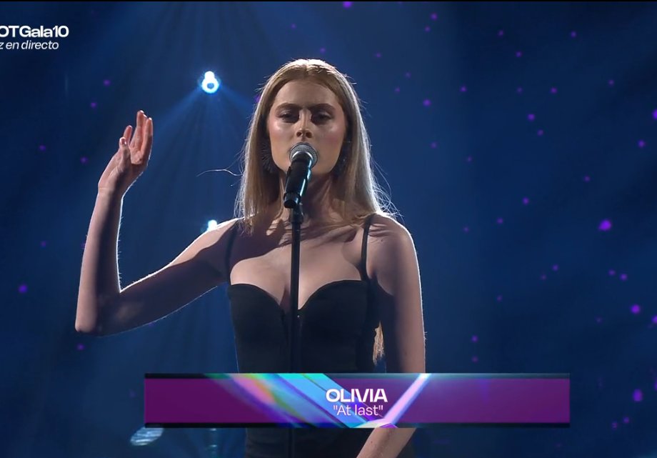 Me atrevería a decir que es la mejor actuación de Olivia en todo su concurso #OTGala10