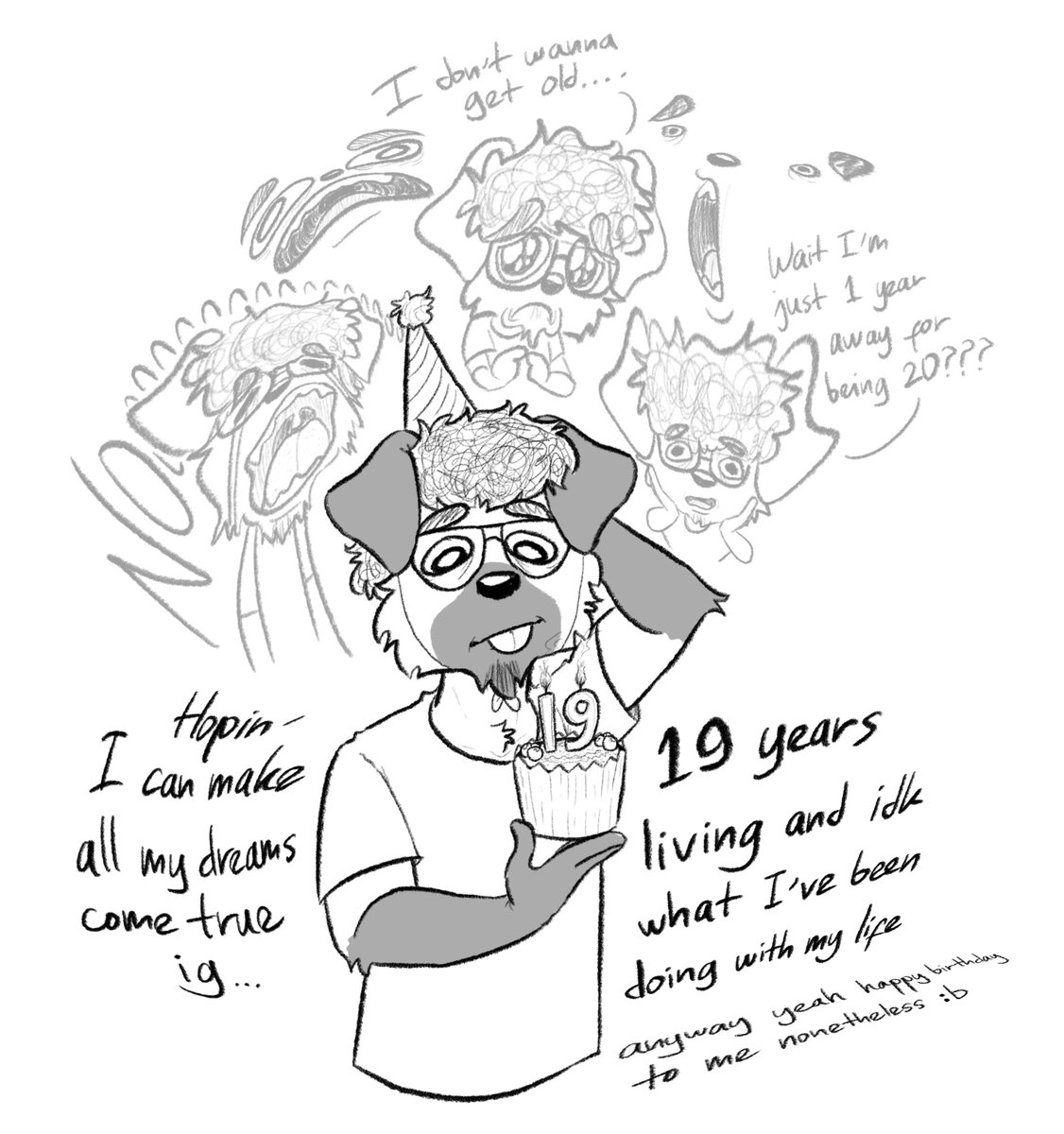 Alamak nambah tua wak