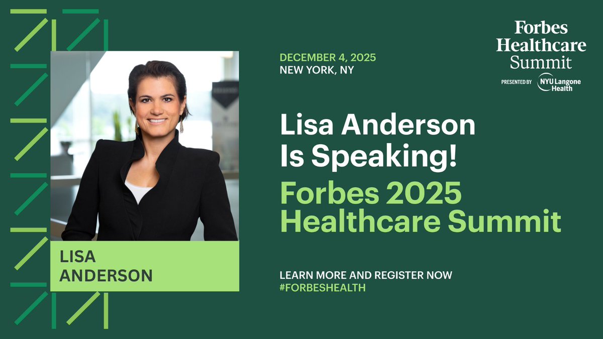 ParagonixSherpa's tweet photo. Our President, Lisa Anderson, has been invited to speak at the @Forbes Healthcare Summit in a panel on the future of transplantation! It's an immense honor to represent how technologies and services are transforming transplant care. Register to join at: https://t.co/jYv4EwKTEw https://t.co/IKzUe2iTJ6