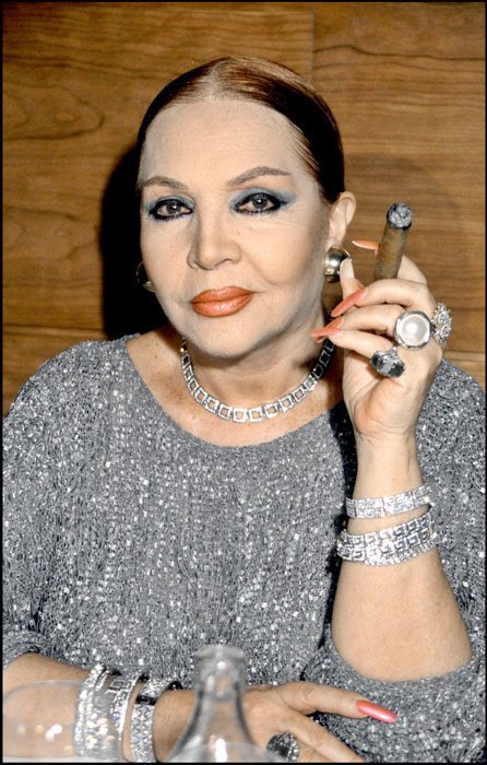 Qué mona era Sara Santaolalla de niña.