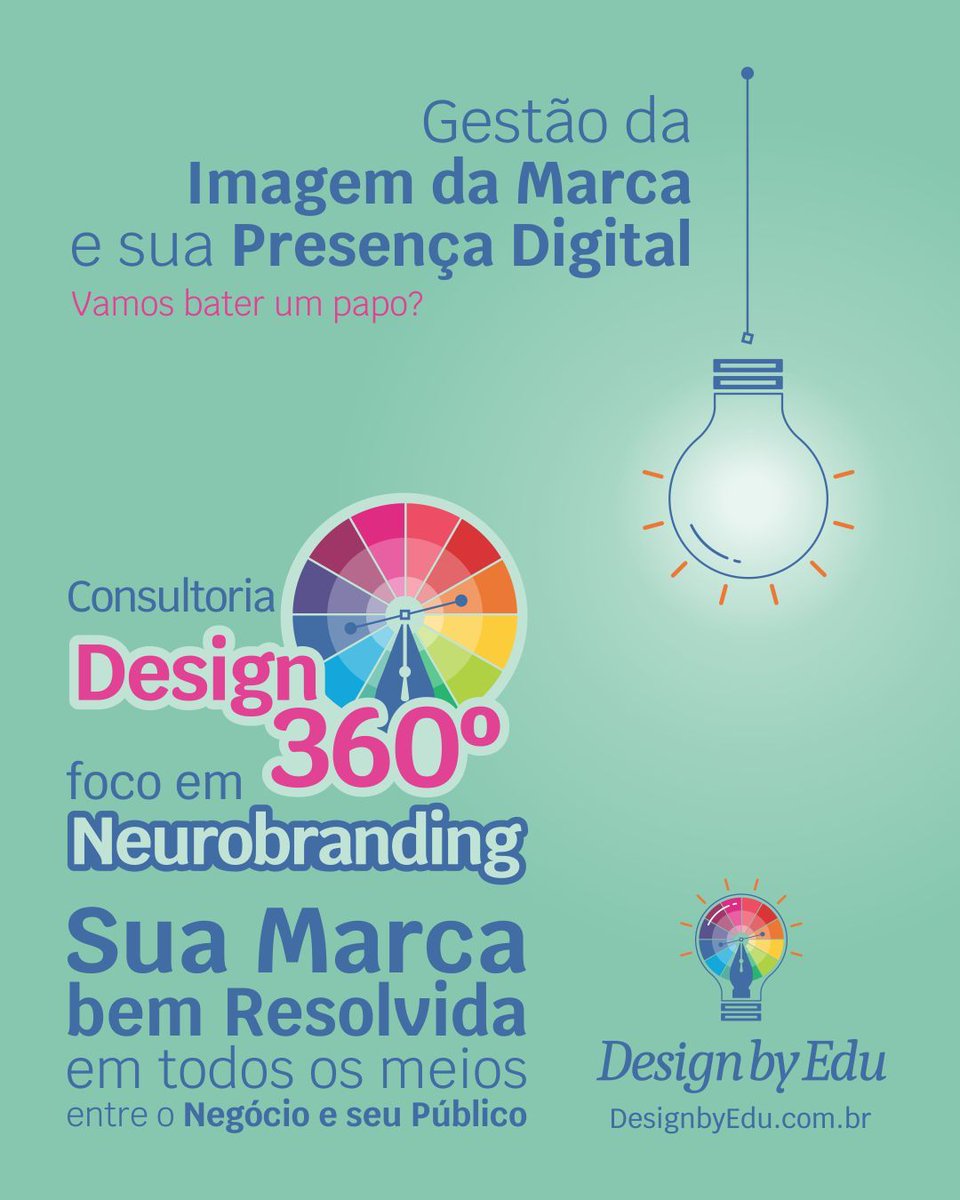 DesignbyEdu's tweet photo. Consultoria Design 360º com foco em Neurobranding. A Gestão da Imagem da sua Marca e sua Presença Digital. Sua Marca bem Resolvida em todos os meios entre o seu Negócio e o seu Público. Conheça!

https://t.co/PIR643ChuA https://t.co/wYTeQVhxQg