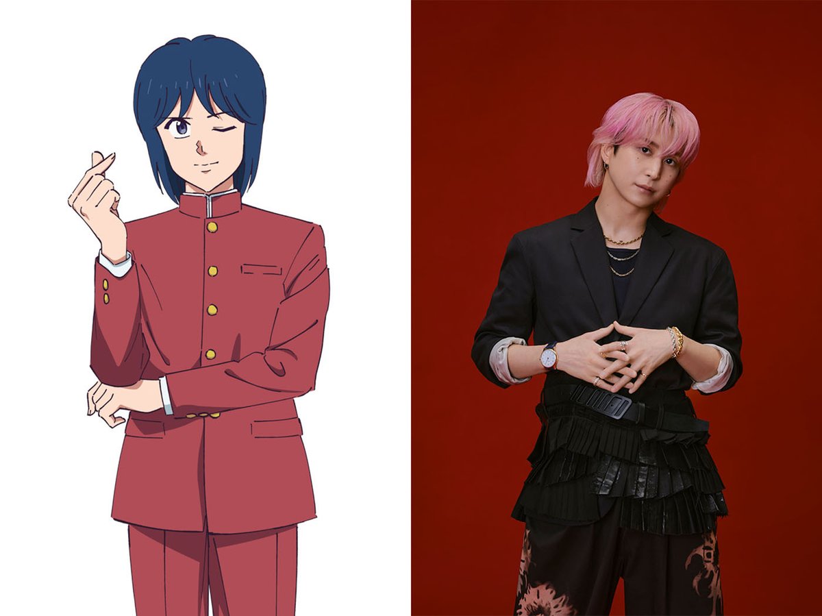 spice_topics's tweet image. TVアニメ『ハイスクール！奇面組』 #SnowMan の #佐久間大介 が“色男組”のリーダー・切出翔として出演決定！ spice.eplus.jp/articles/342285