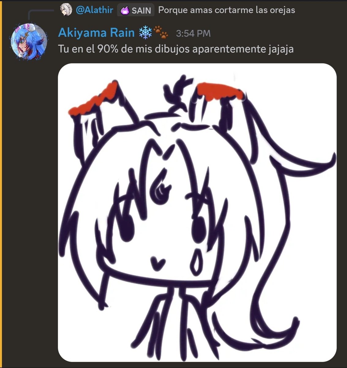 Pensarían qué es broma, o que soy un exagerado... Pero 8 de cada 10 dibujos me vuela al menos una oreja!! 😢

Funen a esta artista. 🤬