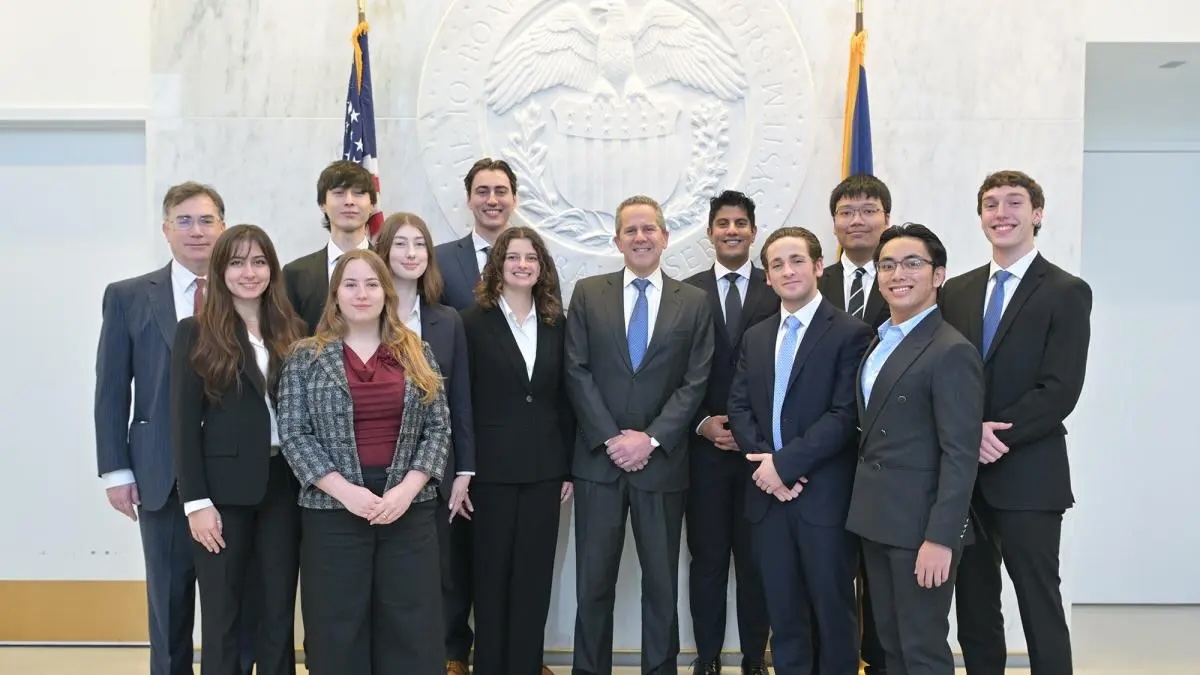 The trophy is back! 🏆

#PaceU Fed Reserve Challenge Team took home the national College Fed Challenge championship, defeating Harvard, Princeton, Michigan, NYU, and Columbia to secure the national title in Washington, DC.

brnw.ch/21wXMWr