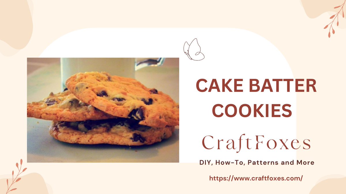 craftfoxes's tweet image. Who doesn’t love a good chocolate chip cookie? It’s like a hug for your taste buds—warm, sweet, and always ready to crumb-sault into your heart! 🍪❤️

craftfoxes.com/how_tos/cake-b…

#CraftFoxes #Cookies #ChocolateChip #Baking #Art #Craft #Shop #ArtsandCrafts