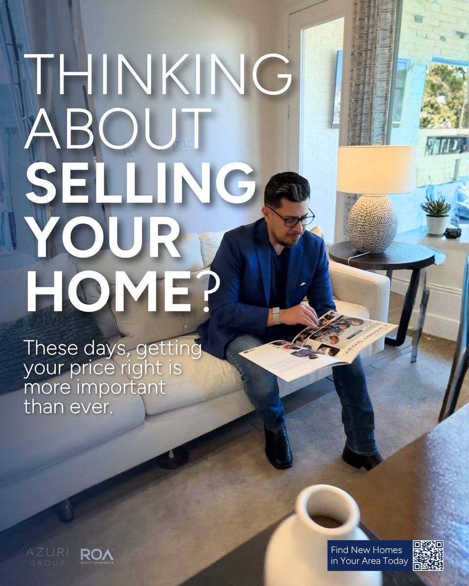 AzuriRealty's tweet image. 💡Pricing your home right is everything in today’s market, till shine 📈
 Let’s talk about the smartest way to price (and sell) your Austin home.

#AzuriGroupTX #AzuriGroupROA #AustinRealEstate #RealEstateTips #AustinHomes #MarketUpdate